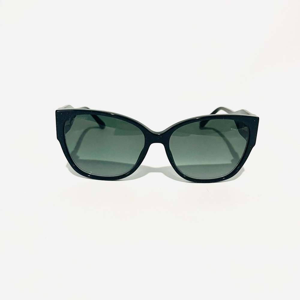 Jimmy Choo Black Cat-Eye Sunglasses